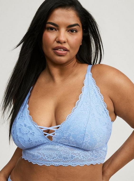 Lace Crisscross Bralette Product Image