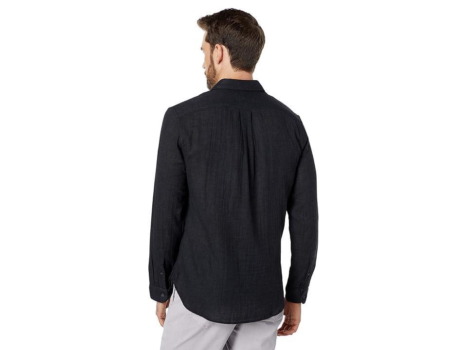 Vince Double Face Long Sleeve (Heather ) Men's Clothing Product Image