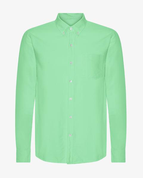 Organic Button Down Shirt - Oyster Grey Product Image