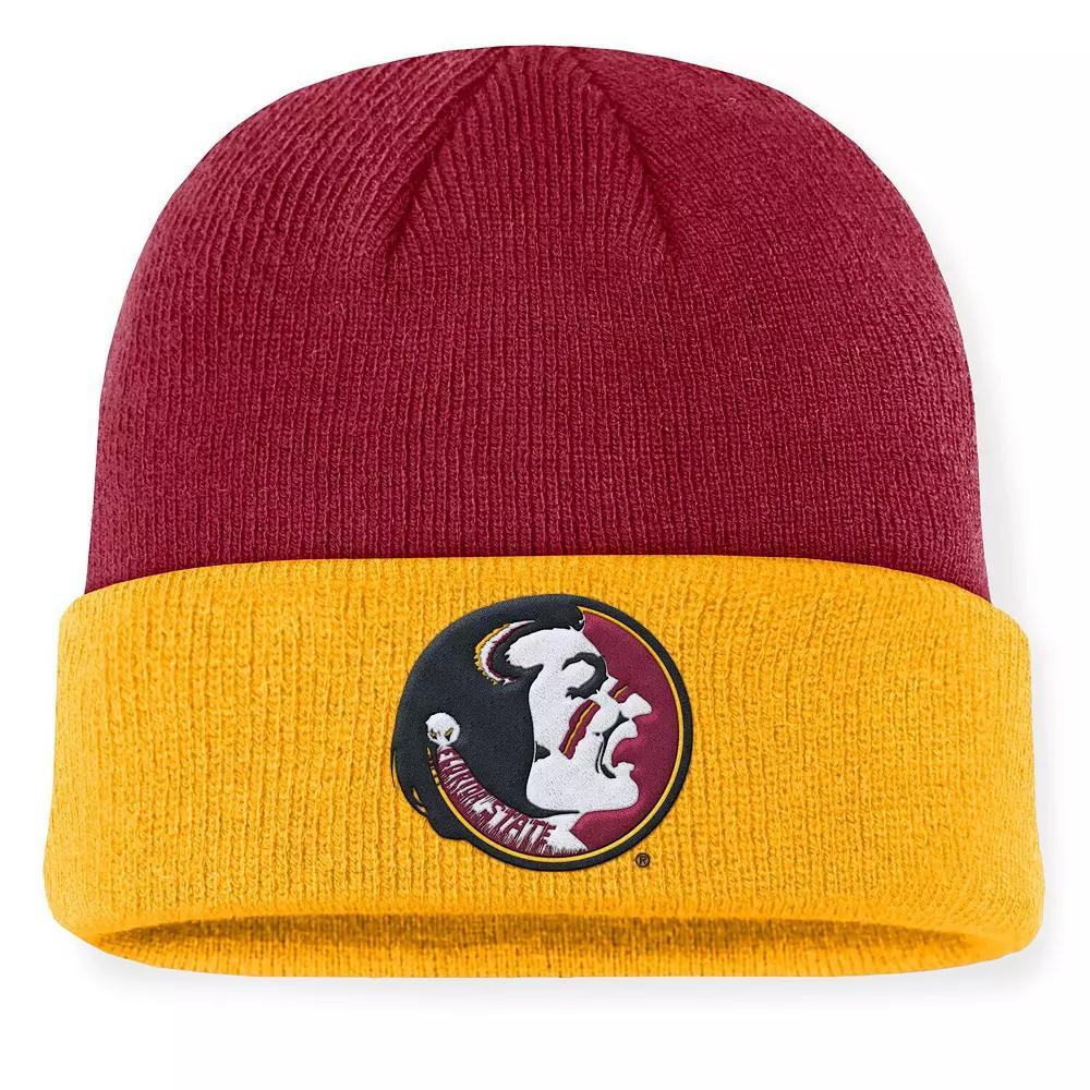 Men's Nike Garnet/Gold Florida State Seminoles Legacy Terra Cuffed Knit Hat, Red Product Image