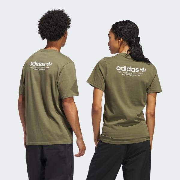 adidas 4.0 Logo Tee (Gender Neutral) Olive Strata XL Unisex Product Image
