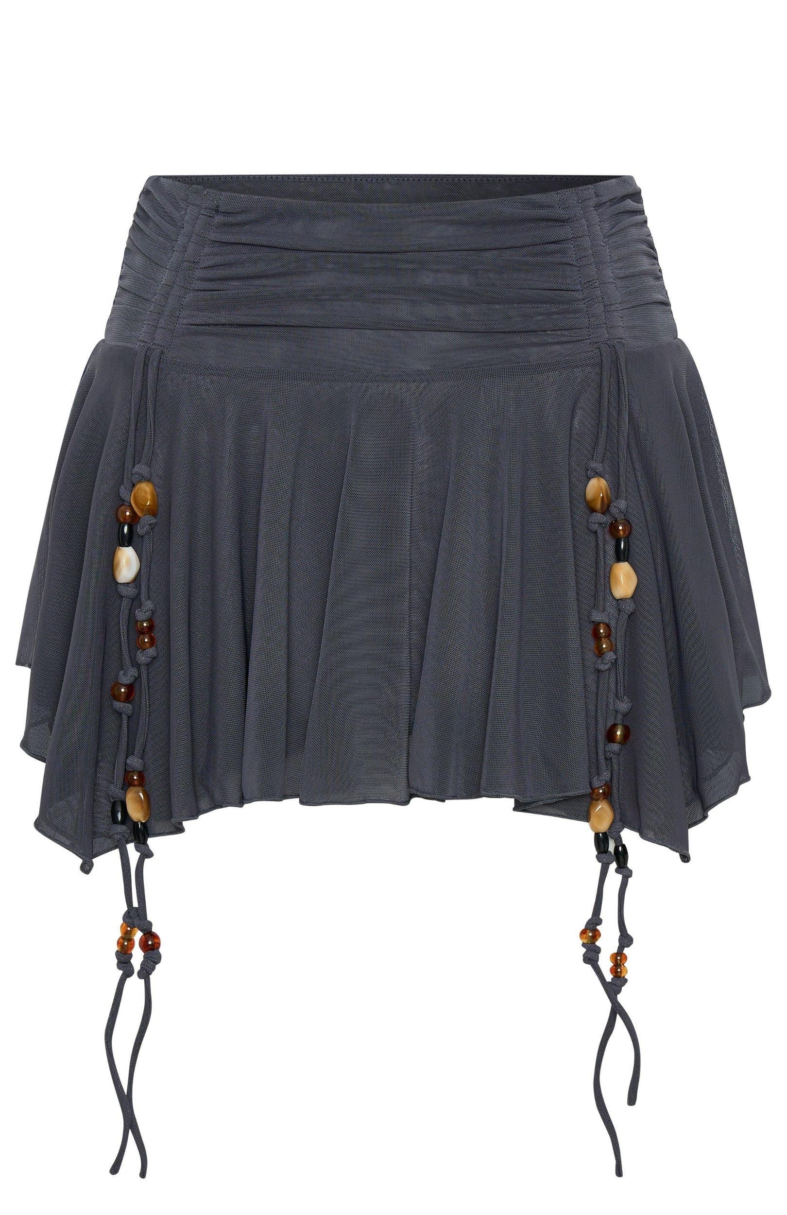 To My Heart Mini Skirt Charcoal Product Image