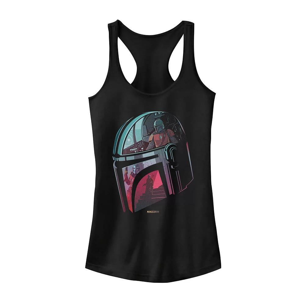 Disney's Mickey And Friends Mickey Retro Racerback Tank Top, Girl's, Size: XL, Black Product Image