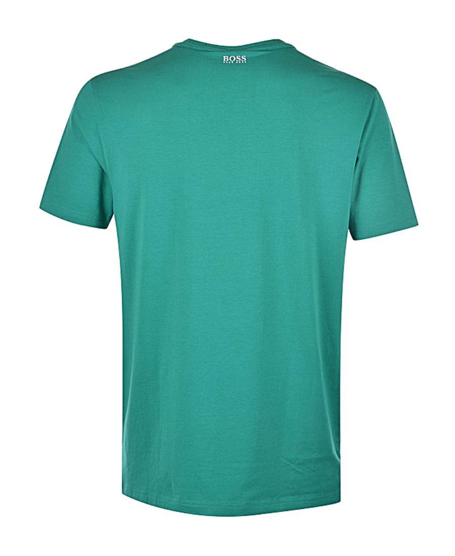 HUGO BOSS Printed Logo Short Sleeved T-shirt In Green Product Image