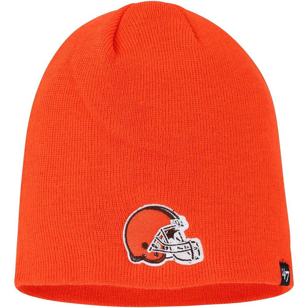 Men's '47  Orange Cleveland Browns Secondary Beanie Product Image