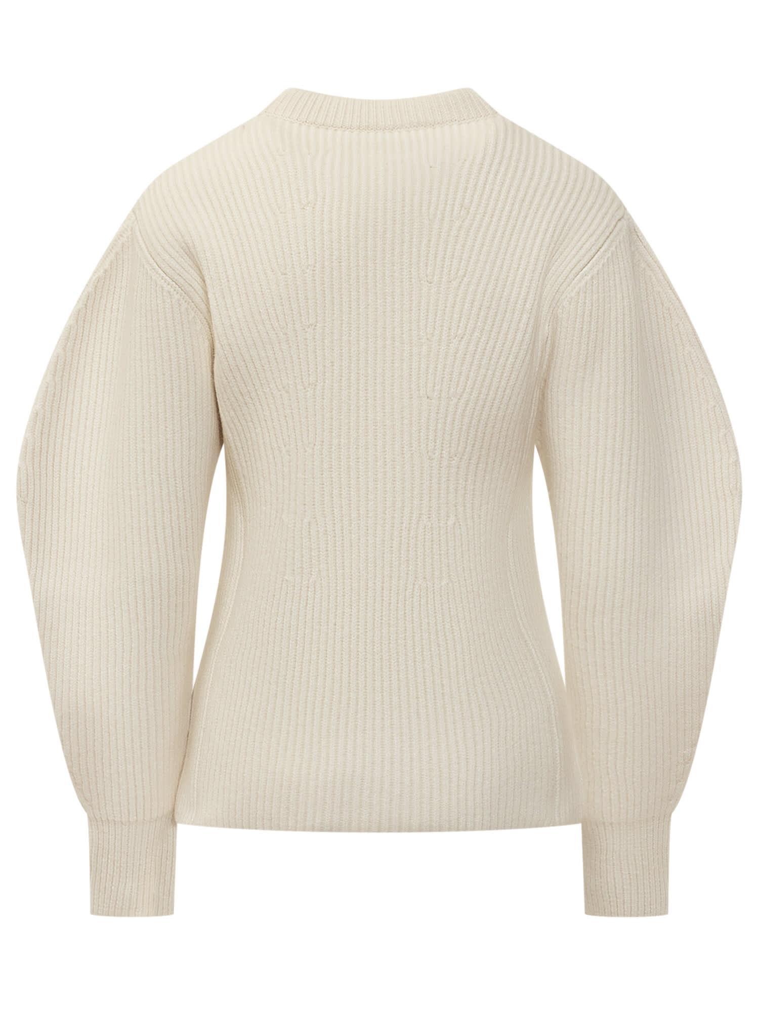 JIL SANDER Sweater In White Product Image
