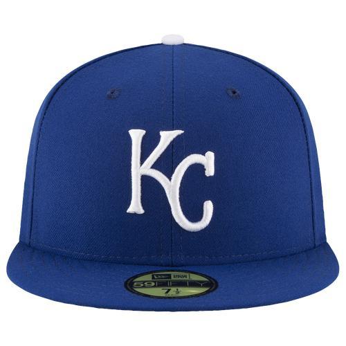 Men's New Era Royal Kansas City Royals Game Authentic Collection On-Field 59FIFTY Fitted Hat, Size: 7, Blue Product Image