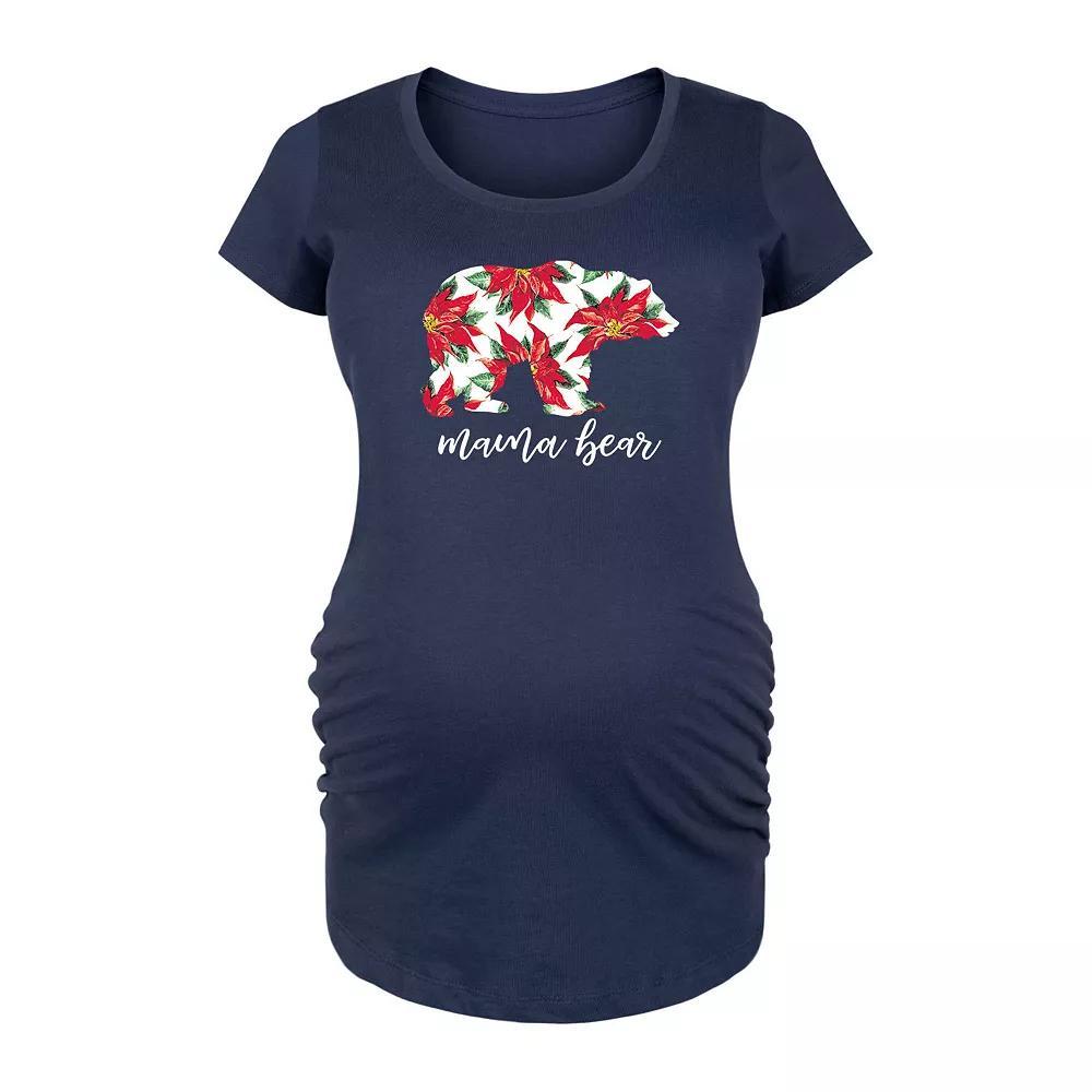 Maternity Cats Outta The Bag Graphic Tee, Womens Grey Dark Red Product Image