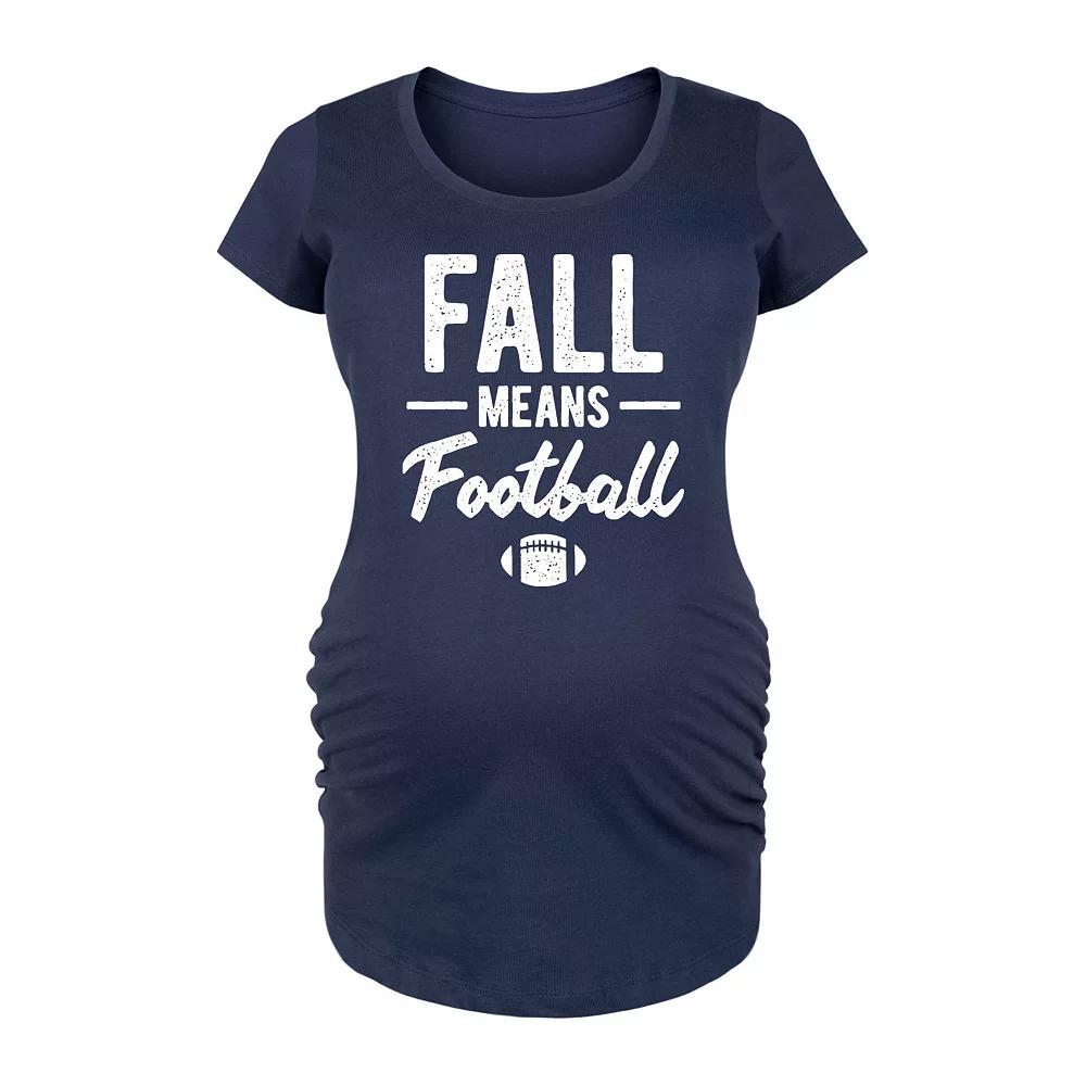 Maternity Joy Vintage Ornament Graphic Tee, Womens Blue Product Image