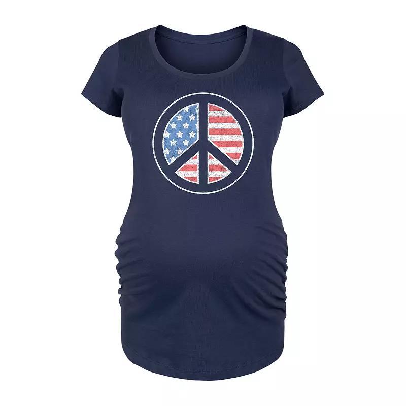 Maternity Snacks And Naps Graphic Tee, Womens Blue Product Image