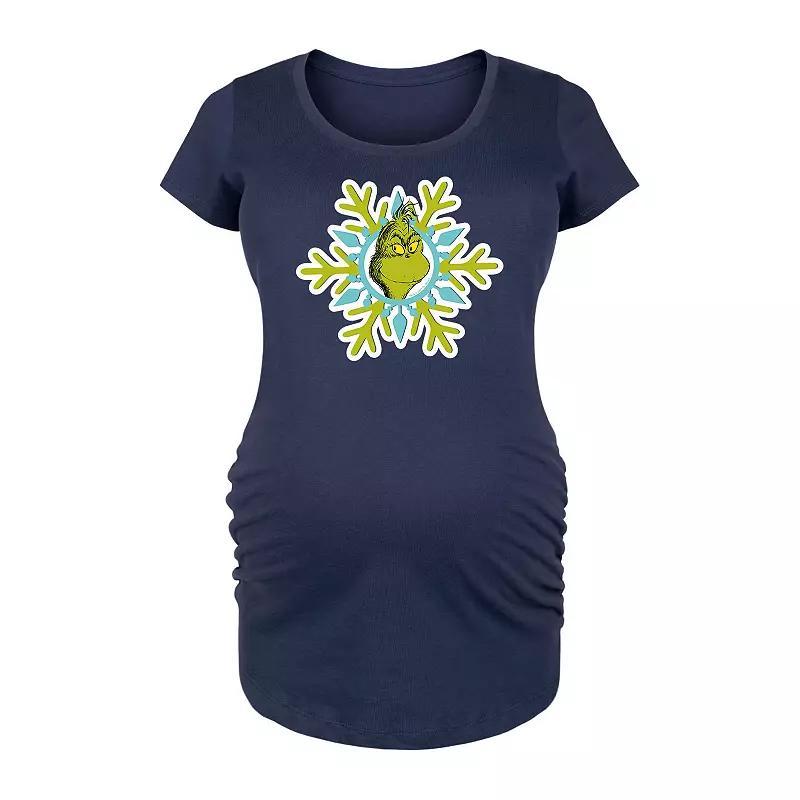 Maternity Snacks And Naps Graphic Tee, Womens Blue Product Image