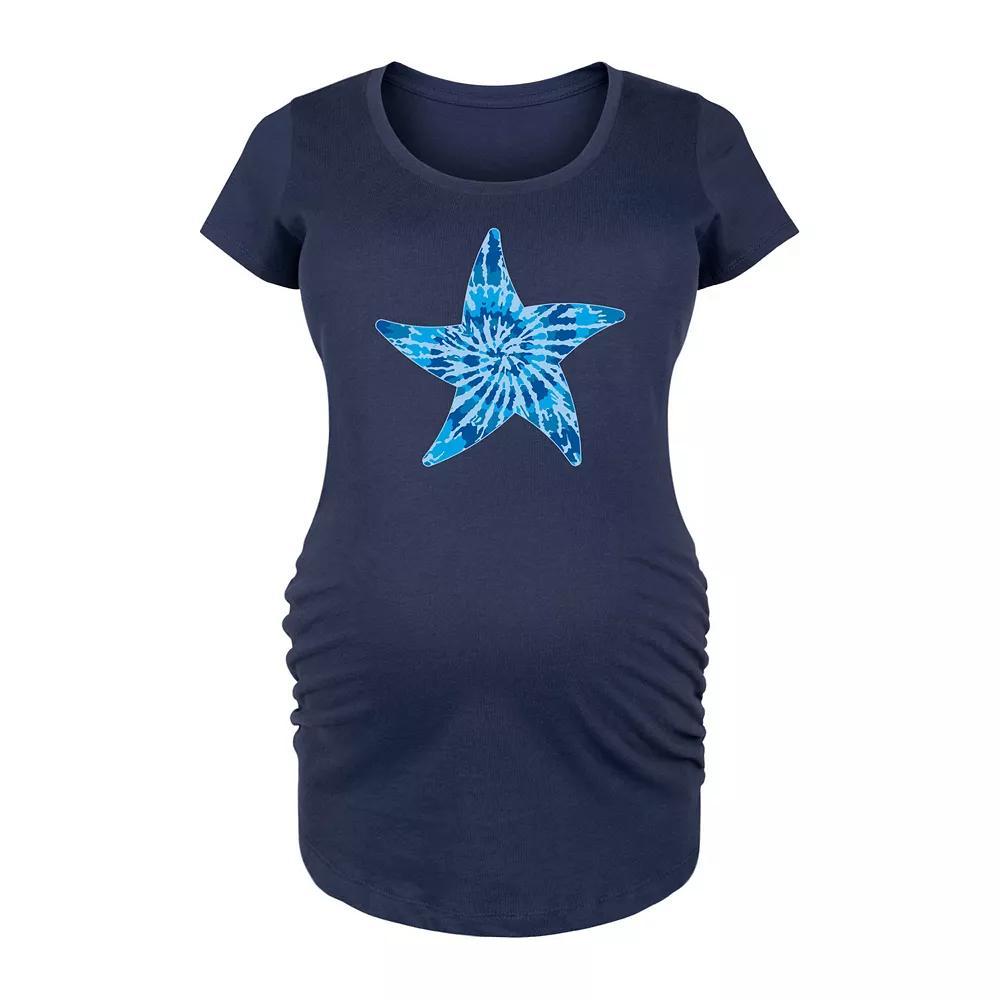Maternity Snacks And Naps Graphic Tee, Womens Blue Product Image