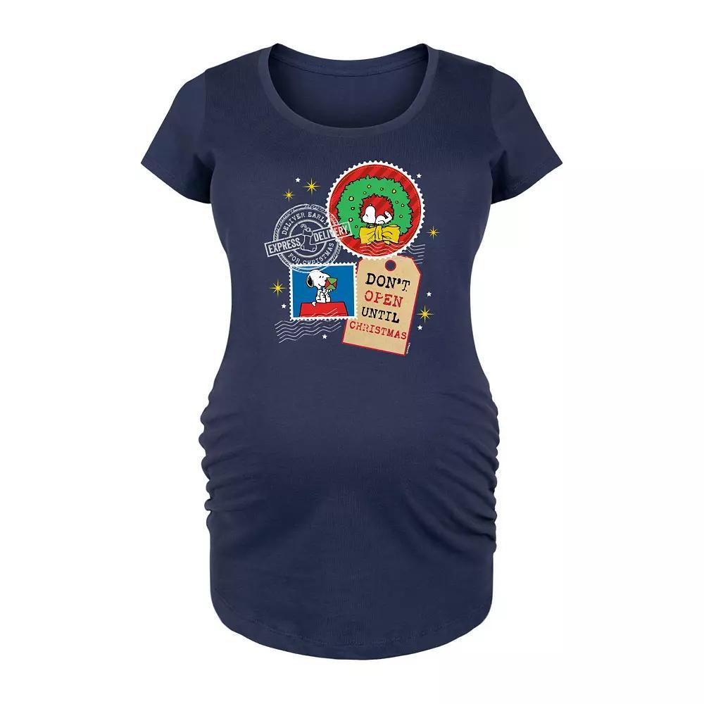 Disneys Lilo & Stitch Maternity Experiment 626 Graphic Tee, Womens Blue Product Image