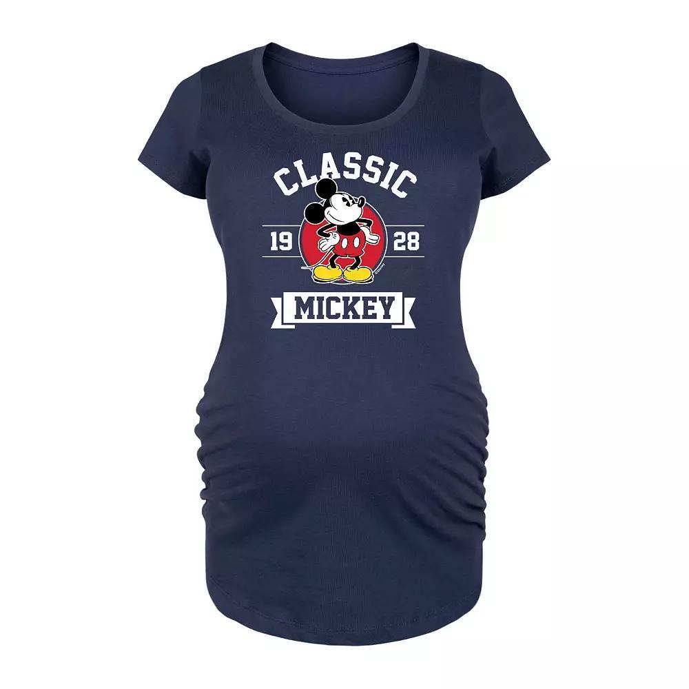 Disneys Lilo & Stitch Maternity Experiment 626 Graphic Tee, Womens Blue Product Image