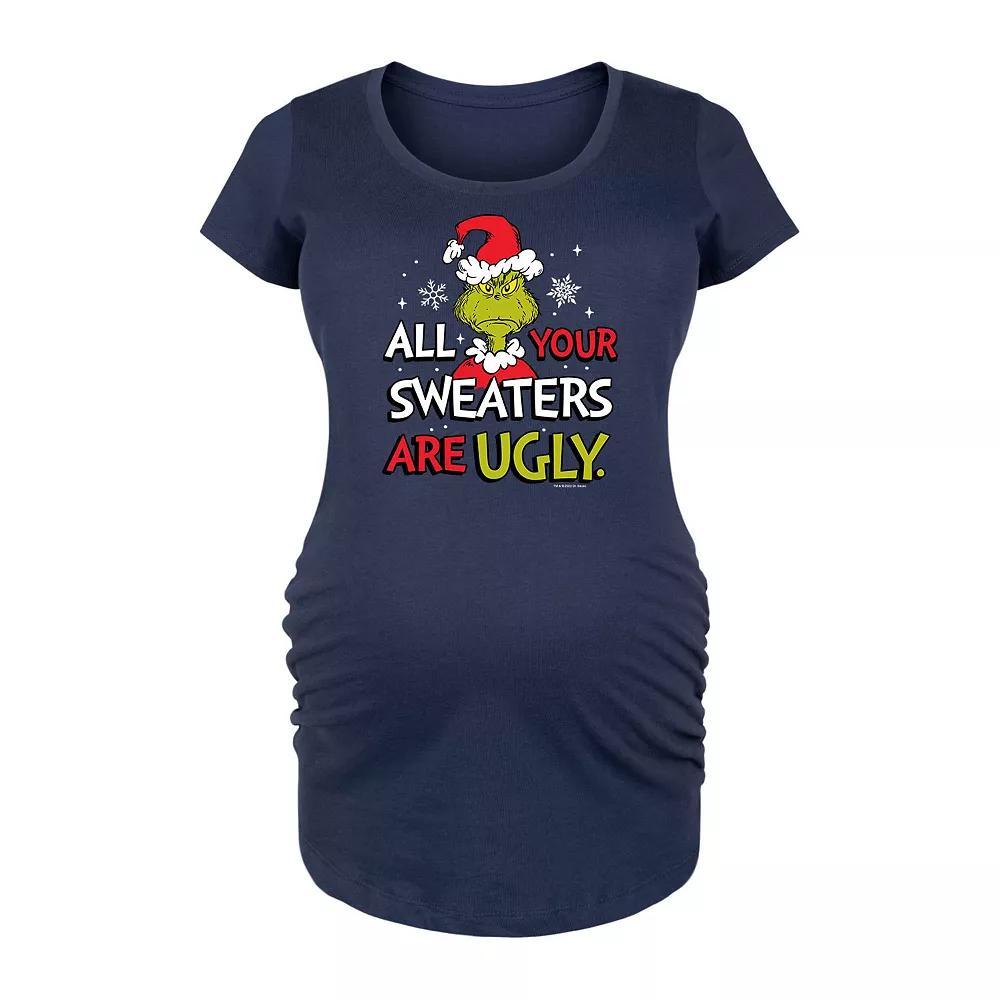 Maternity Snacks And Naps Graphic Tee, Womens Blue Product Image