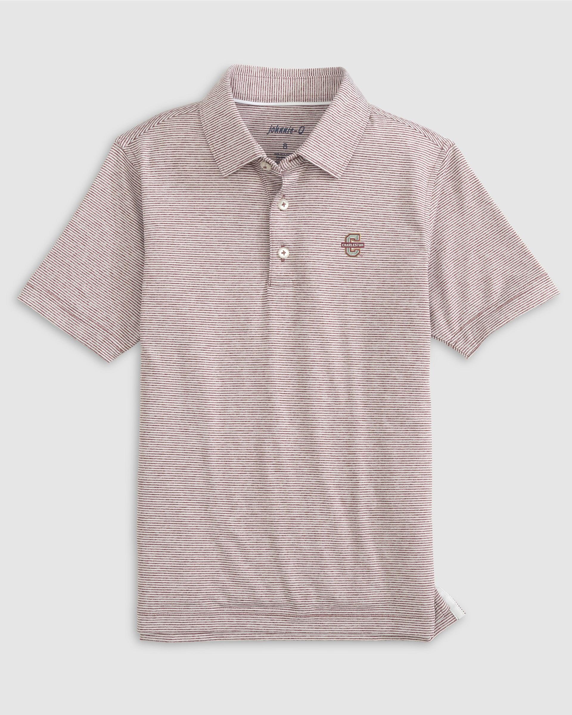 Western Michigan Lyndonn Jr. Striped Jersey Performance Polo Product Image