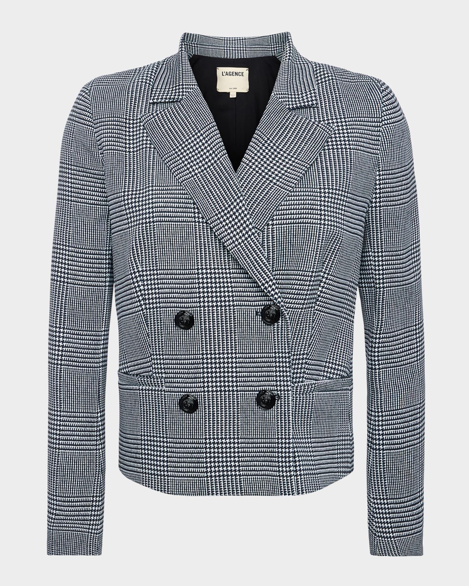 Atmore Houndstooth Double-Breasted Blazer Product Image