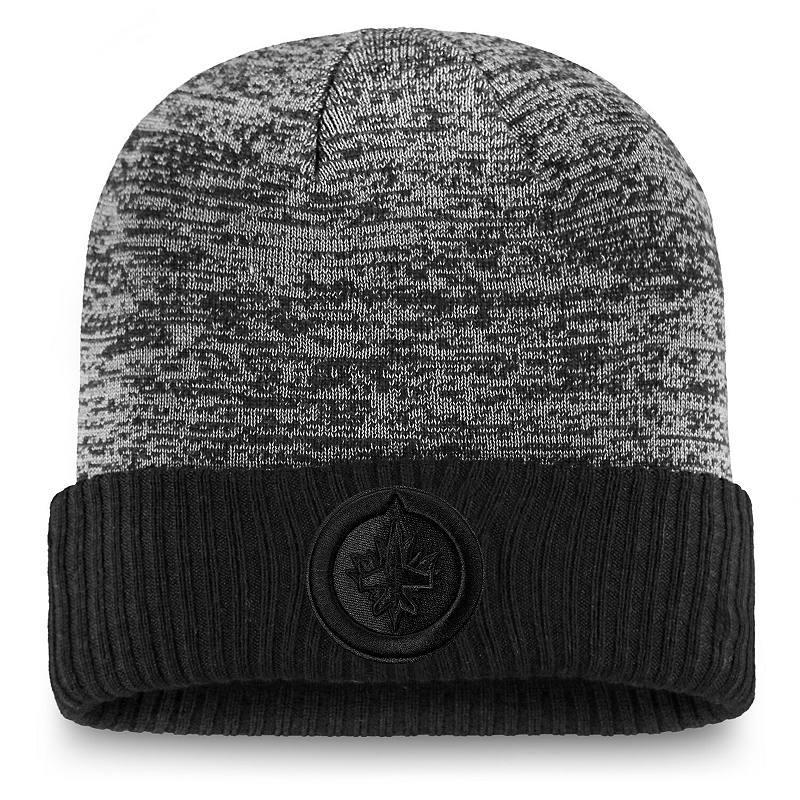 Men's Fanatics Branded Black Los Angeles Kings Authentic Pro Travel & Training Cuffed Knit Hat, Kgs Black Product Image
