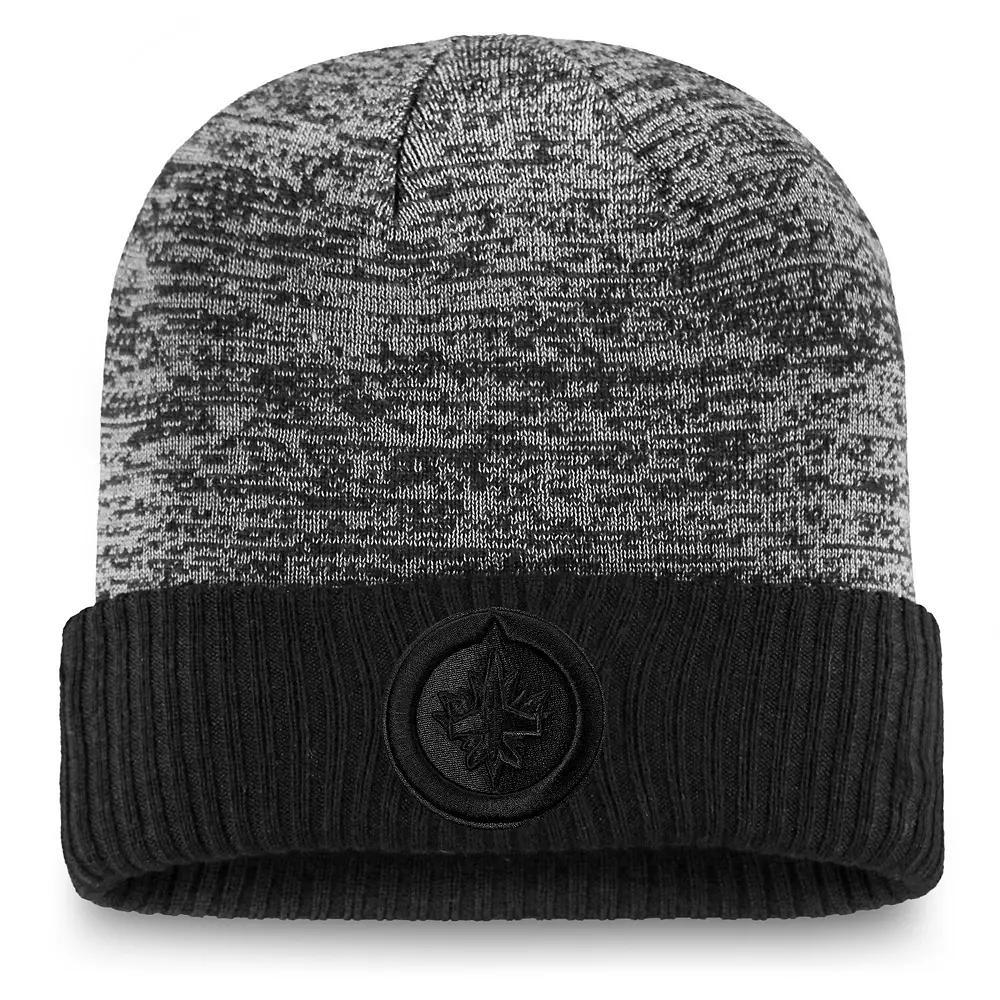 Men's Fanatics Branded Black Los Angeles Kings Authentic Pro Travel & Training Cuffed Knit Hat, Kgs Black Product Image