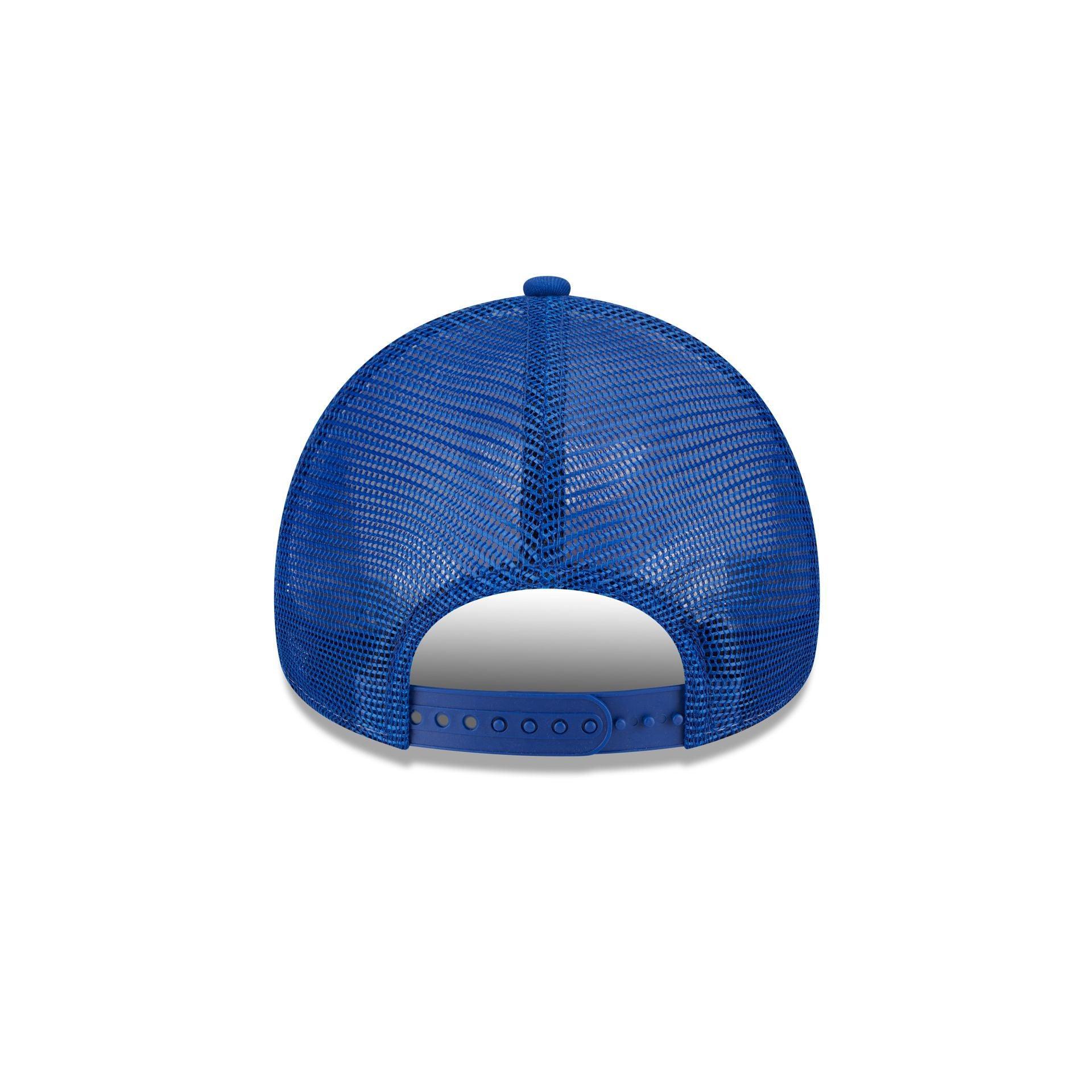 New York Mets Distressed 9FORTY A-Frame Trucker Hat Male Product Image