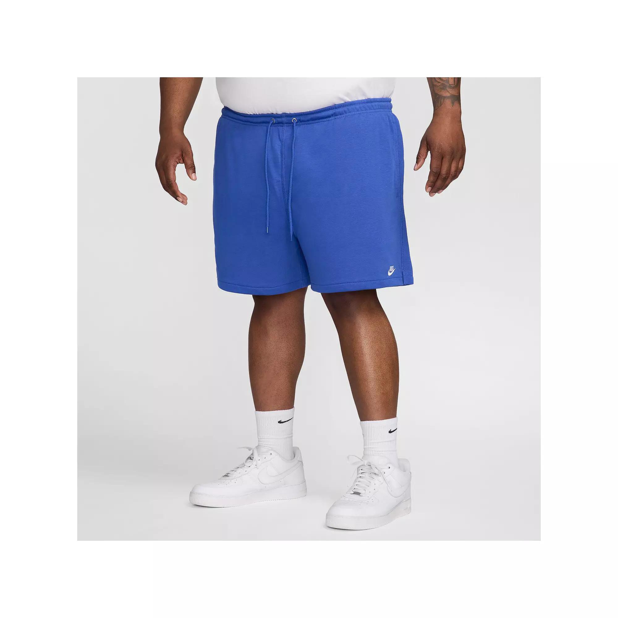 Men's Nike Club French Terry Flow Shorts, Size: XL, Game Royal Product Image