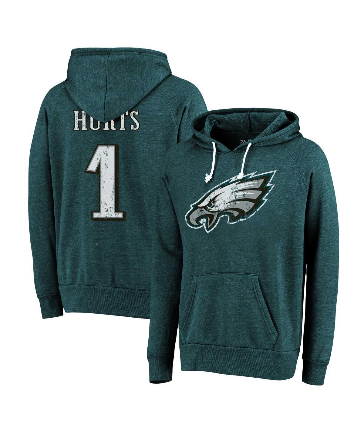 Men's Majestic Threads Jalen Hurts Green Philadelphia Eagles, Size: Medium Product Image