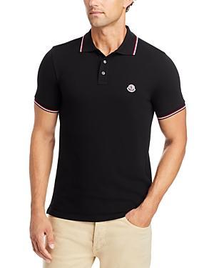 Mens Classic Flag-Trim Polo Shirt Product Image
