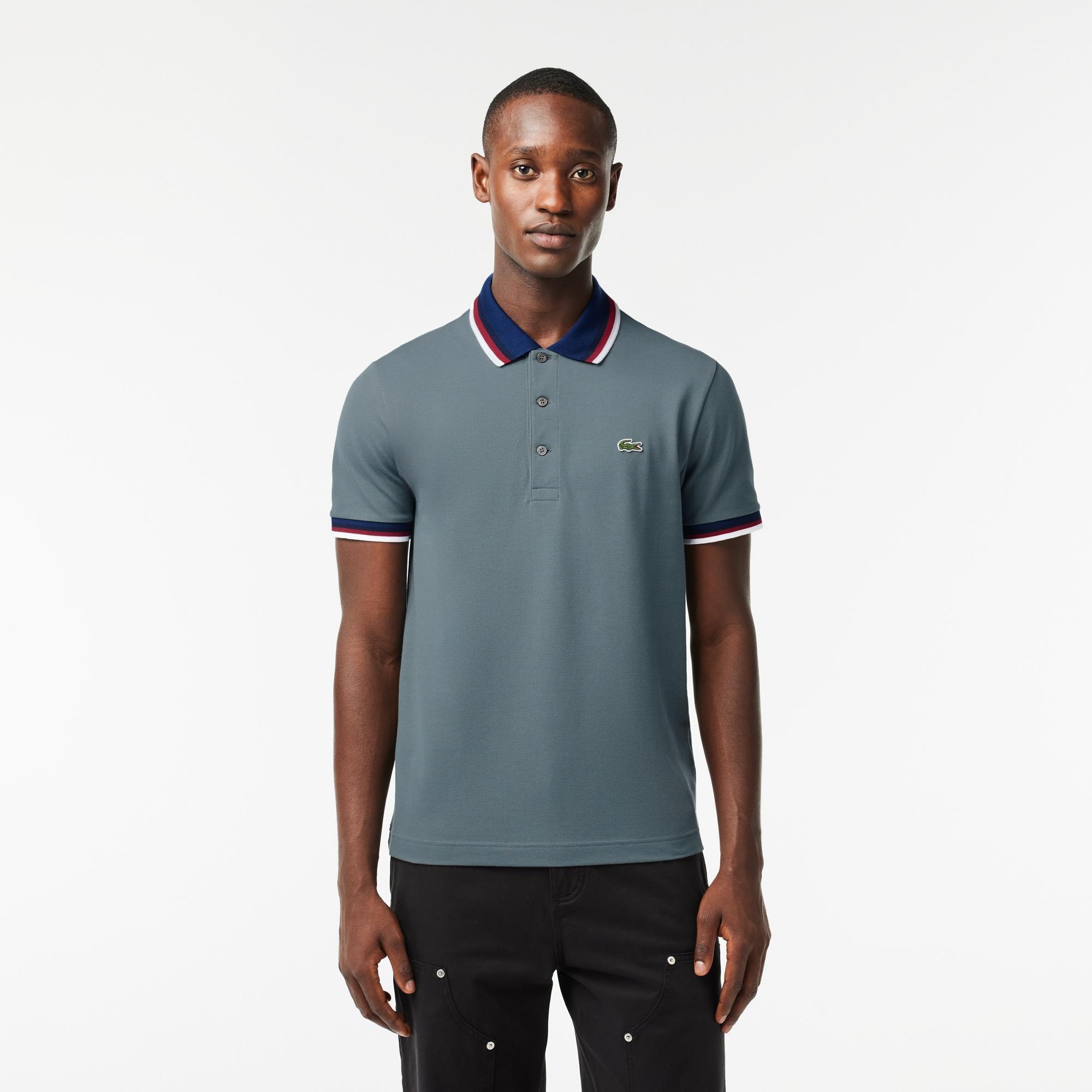 Men's Regular Fit Stretch Mini Piqué Polo Product Image