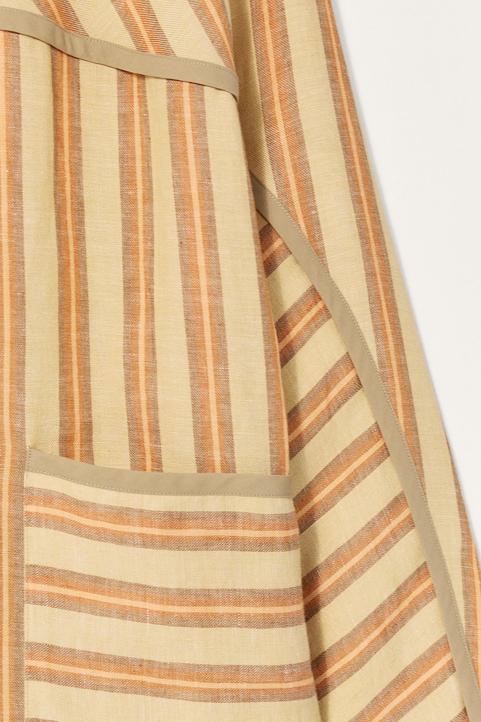 LIMITED EDITION STRIPED LINEN JACKET Product Image
