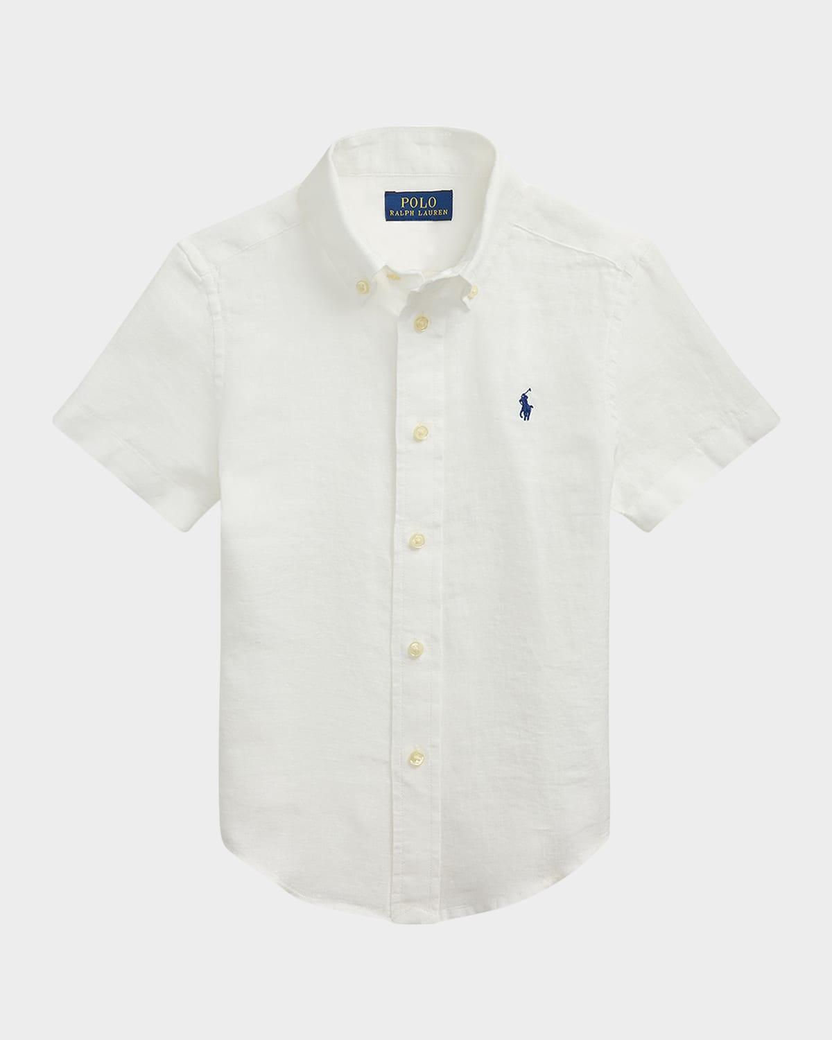 Boys Linen Sport Shirt Product Image