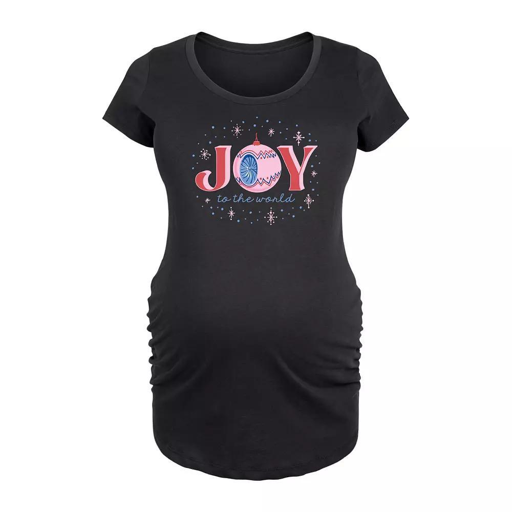 Maternity Joy Vintage Ornament Graphic Tee, Womens Product Image