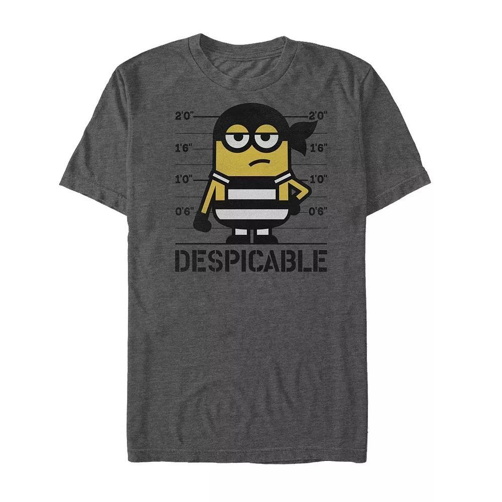 Mens Despicable Me 3 Minion Tee Grey Heather Product Image