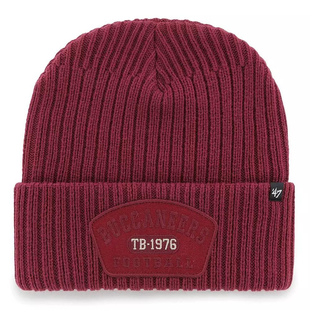 Men's '47  Cardinal Tampa Bay Buccaneers Ridgeway Cuffed Knit Hat, Red Product Image