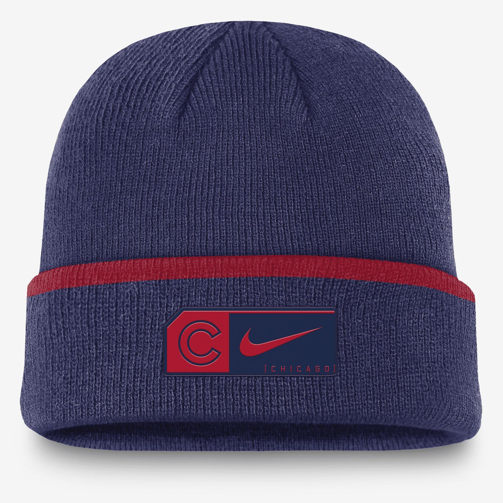 Chicago Cubs Terra Men's Nike MLB Cuffed Beanie Product Image