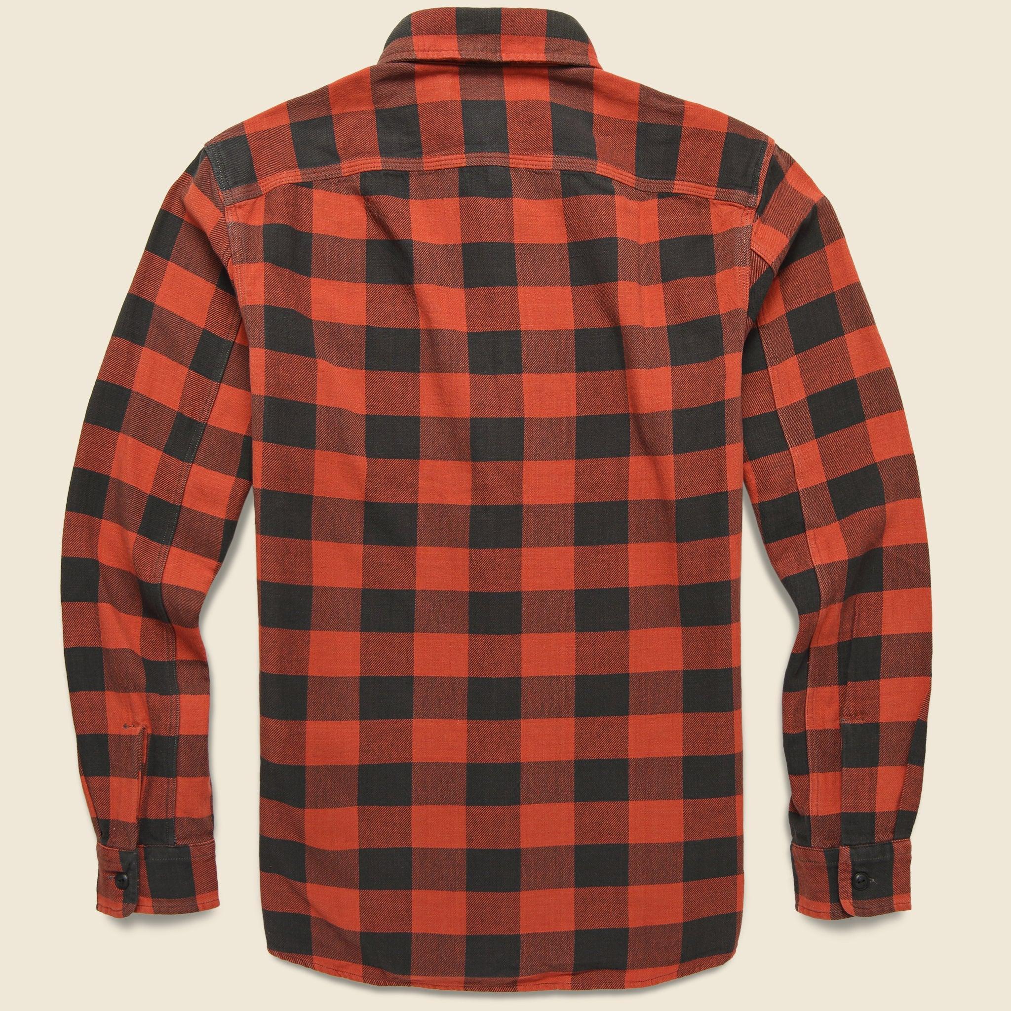 Farrell Plaid Workshirt - Red/Black Product Image