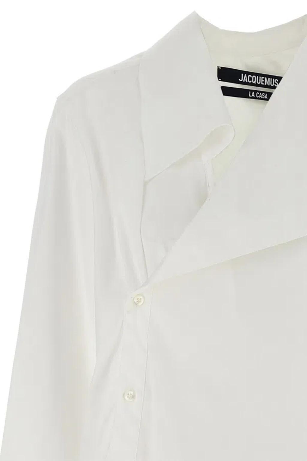 JW ANDERSON Oversized Collar Shirt In White Product Image