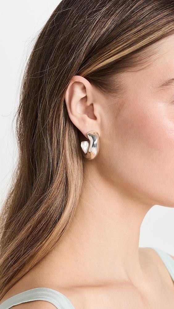 AGMES Medium Celia Hoops | Shopbop Product Image