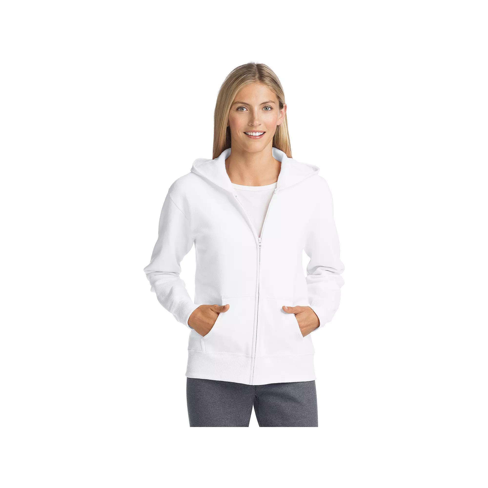 Womens Hanes EcoSmart Full-Zip Hoodie Sweatshirt Product Image