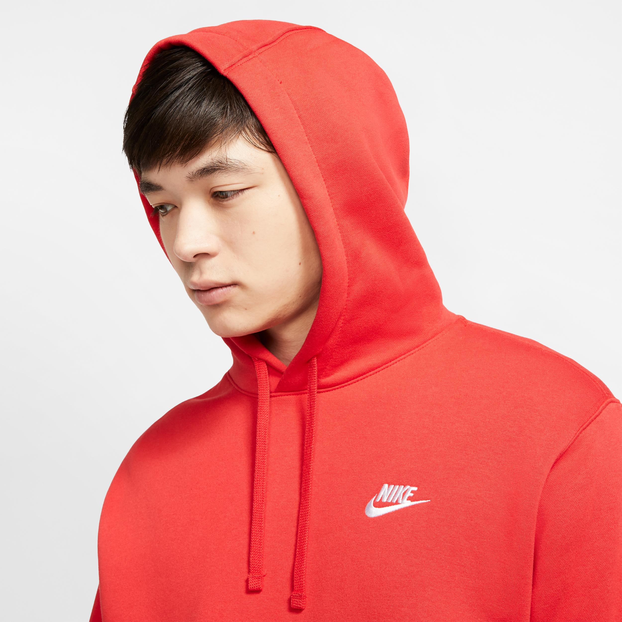 Nike Club Fleece hoodie heather Product Image
