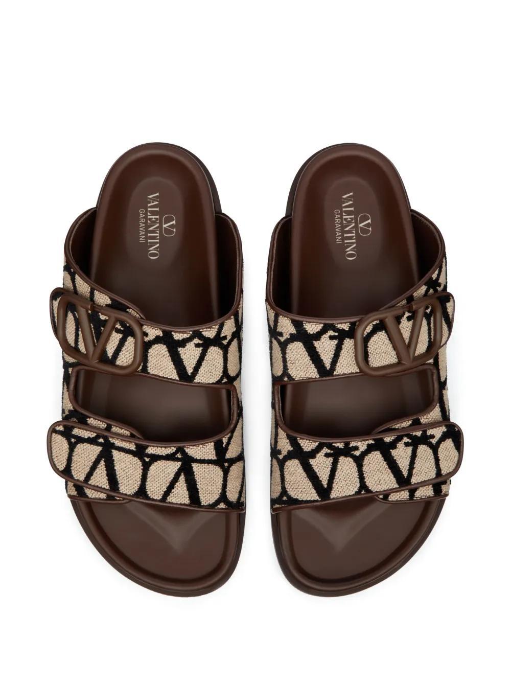 VLogo Toile Iconographe double-strap sandals Product Image