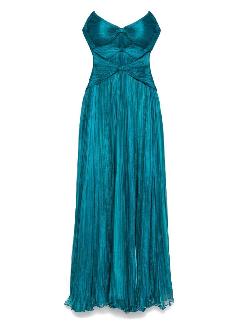 Star bow-embellished maxi dress Product Image