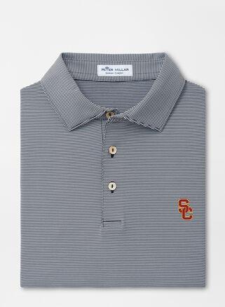 Mens Jubilee Stripe Stretch-Jersey Polo Shirt Product Image
