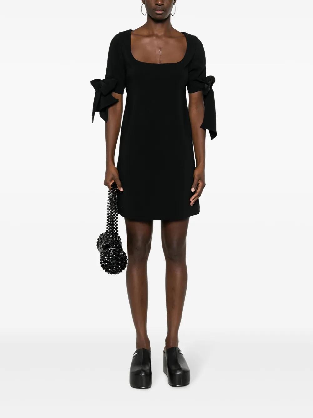 bow-detailing square-neck dress Product Image