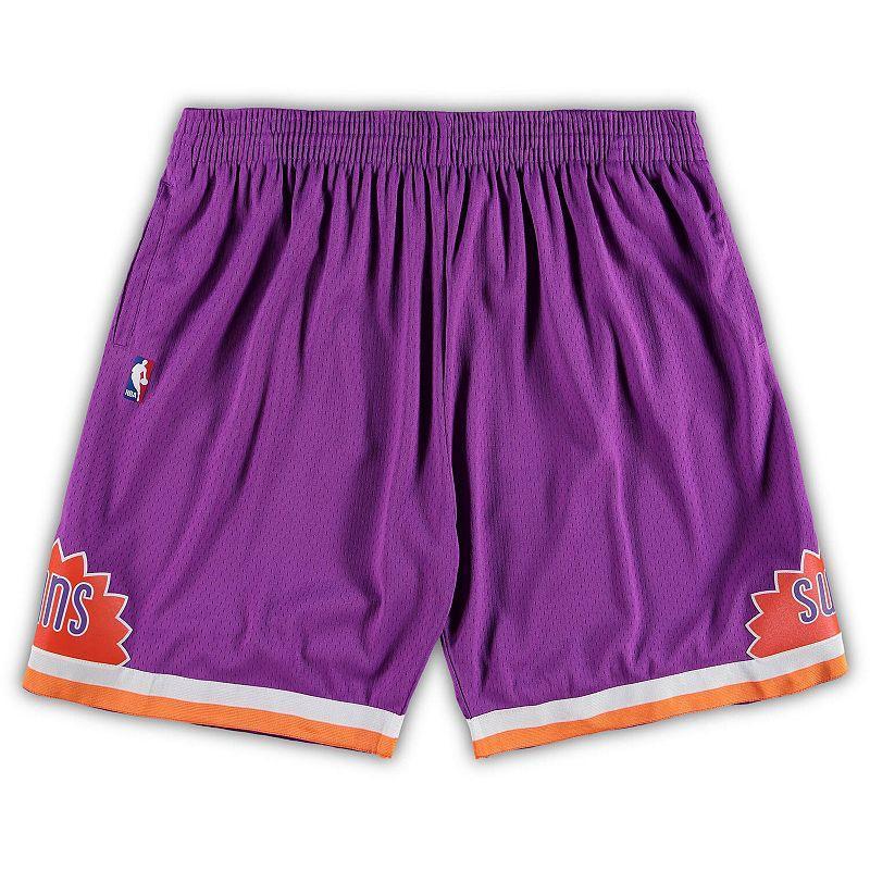 Men's Mitchell & Ness Purple Phoenix Suns Big & Tall Hardwood Classics Team Swingman Shorts, Size: 2XLT, Phx Purple Product Image