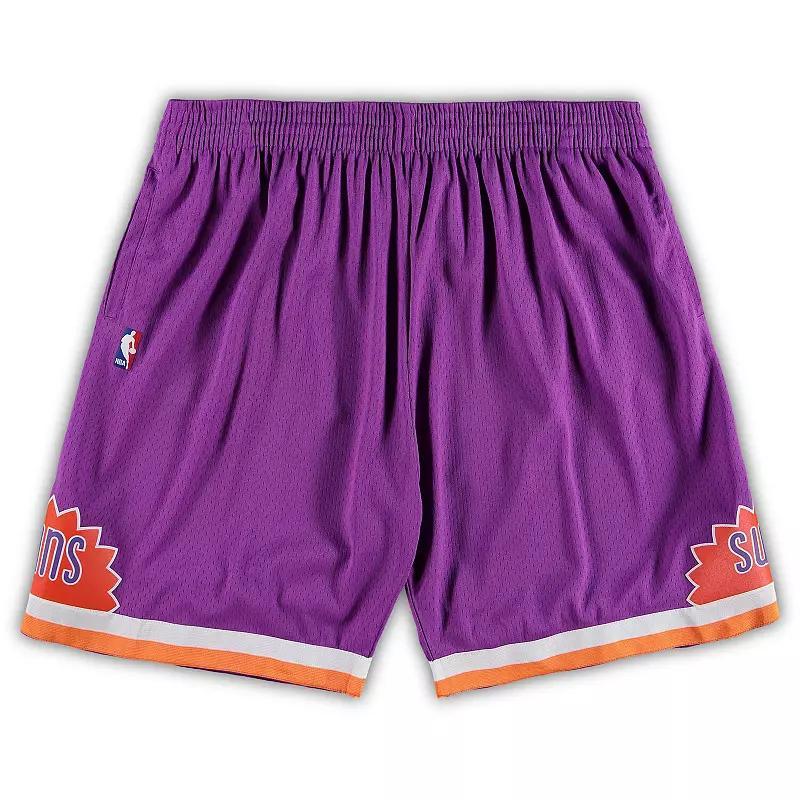 Men's Mitchell & Ness Purple Phoenix Suns Big & Tall Hardwood Classics Team Swingman Shorts, Size: 2XLT, Phx Purple Product Image