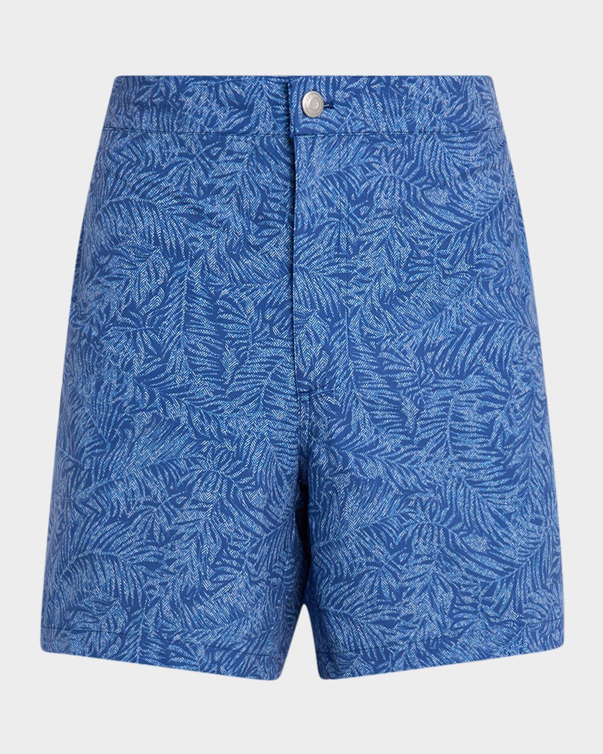 Mens Santa Barbara Palms Swim Trunks Product Image