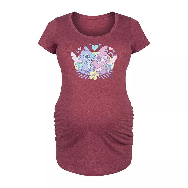 Disneys Minnie Mouse Maternity Summertime Sweetie Pie Graphic Tee, Womens Product Image
