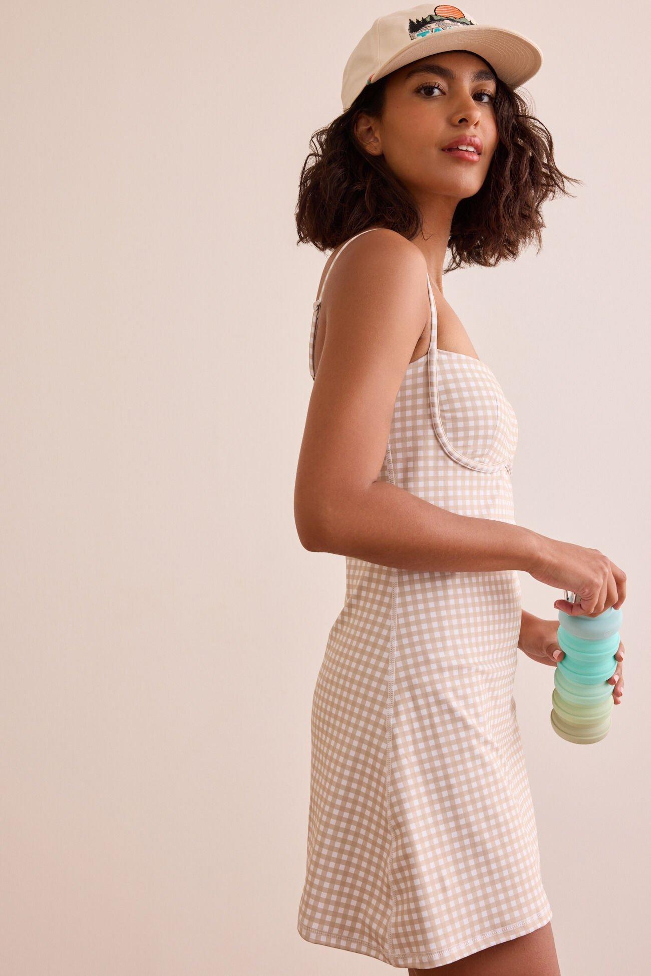 Game On Gingham Dress Product Image