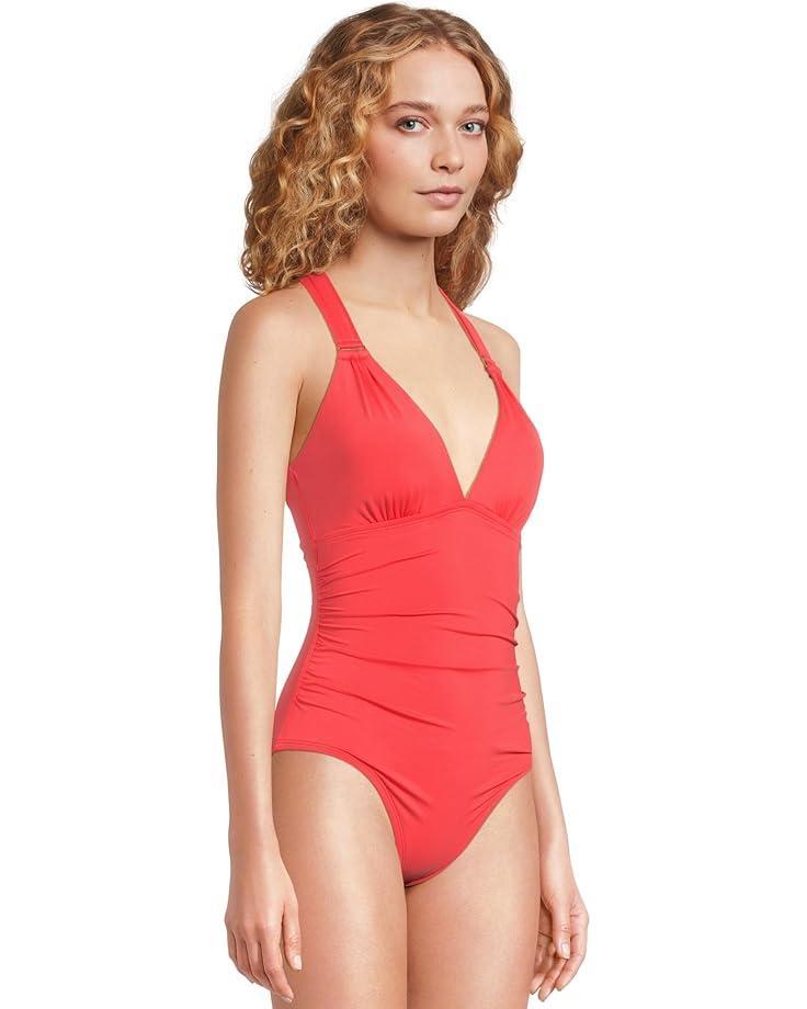 Pearl Shirred Bandeau One-Piece Product Image