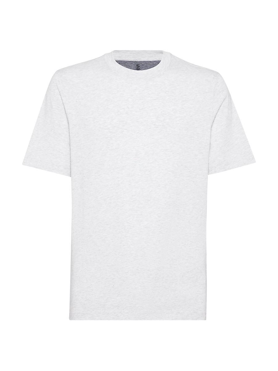 Mens Cotton Jersey Crew Neck T-Shirt Product Image